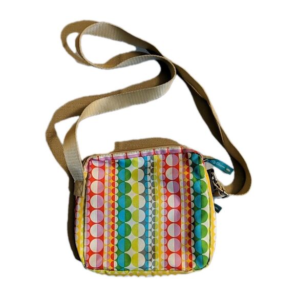 Lily Bloom Gumball Circle Pattern Crossbody Bag Colorful Youthful Purse - Picture 2 of 9